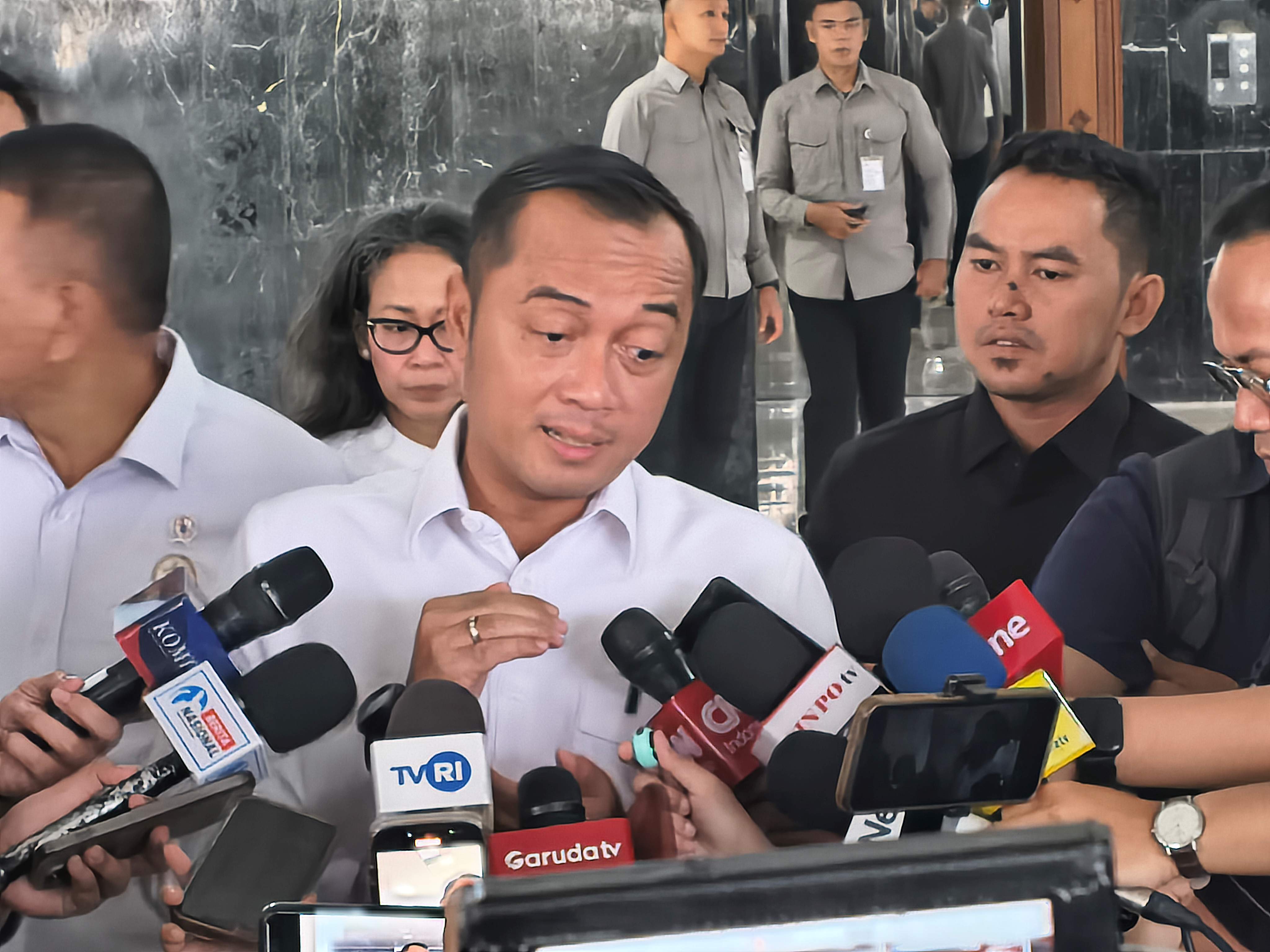 Menteri Sekretaris Negara Prasetyo Hadi di Kompleks Parlemen, Senayan, Jakarta, Kamis (23/7/2026).  (Beritanasional.com/Ahda