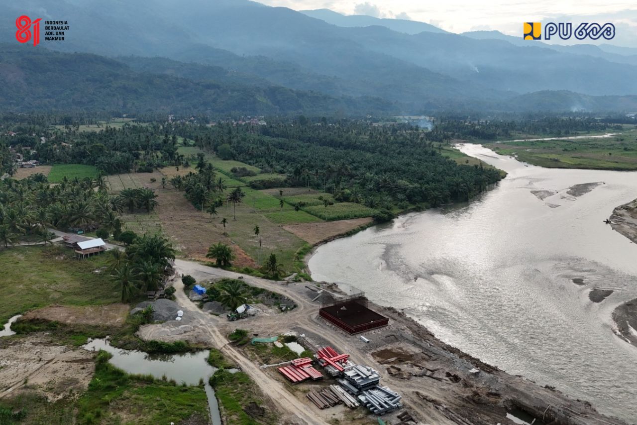 Jembatan pantai Dona Aceh. (BeritaNasional/KemenPU)