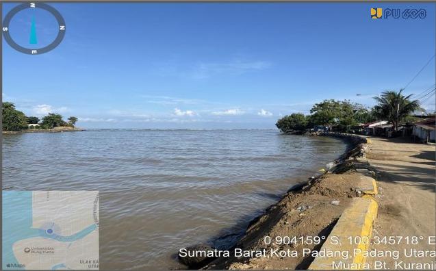 Pengendalian banjir di Padang Sumbar. (BeritaNasional/KemenPU)