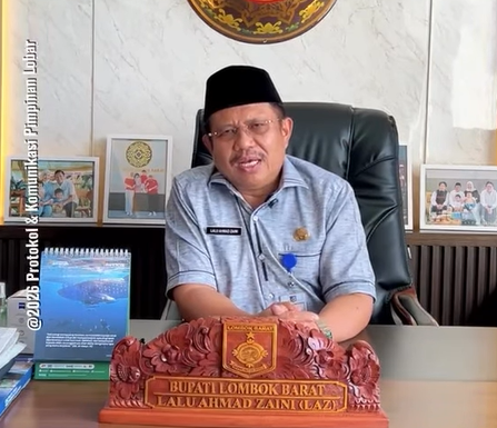Bupati Lombok Barat Lalu Ahmad Zaini. (BeritaNasional/IG Lalu Ahmad Zaini)