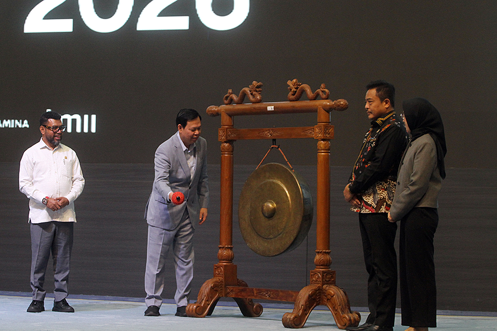 Ketua DPD Sultan Baktiar Najamudin membuka The International Green Youth Leaders Summit (IGYLS) 2026 atau KTT Pemimpin Pemuda Hijau Internasional 2026. (BeritaNasional/Elvis Sendouw)