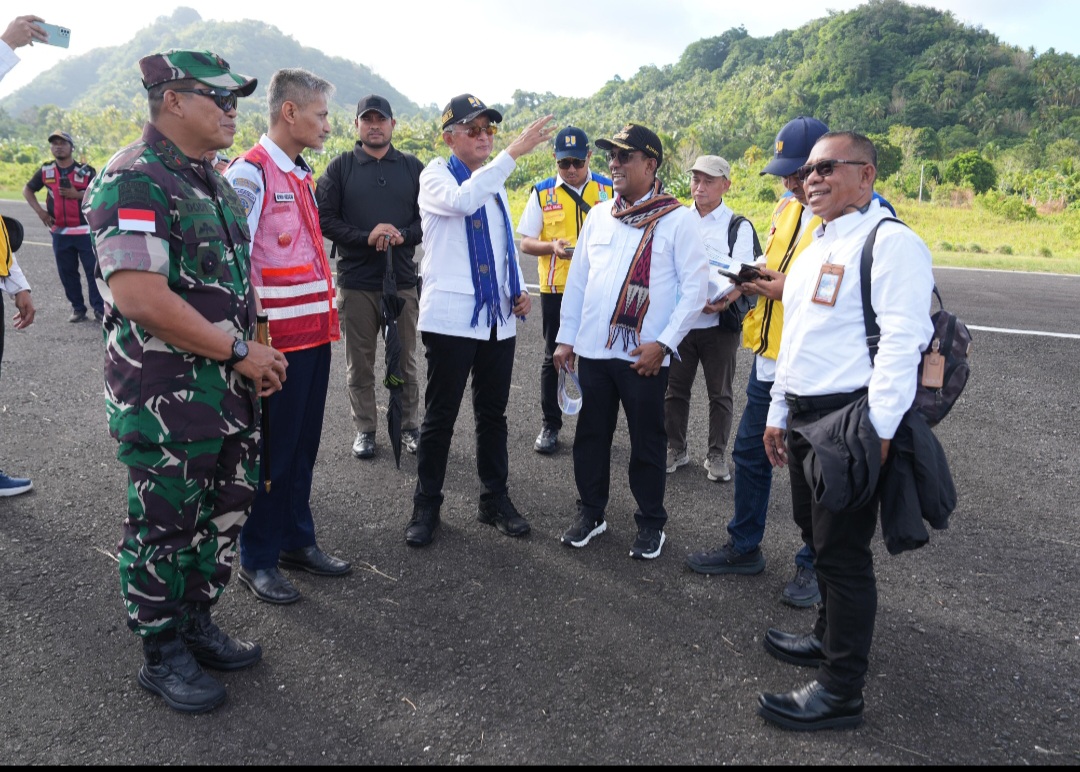 Menteri PU Dody Hanggodo datangi Pulau Banda. (BeritaNasional/KemenPU)