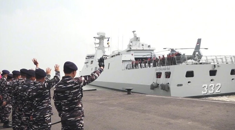 TNI AL latihan bersama Rusia (Beritanasional/Bachtiar)