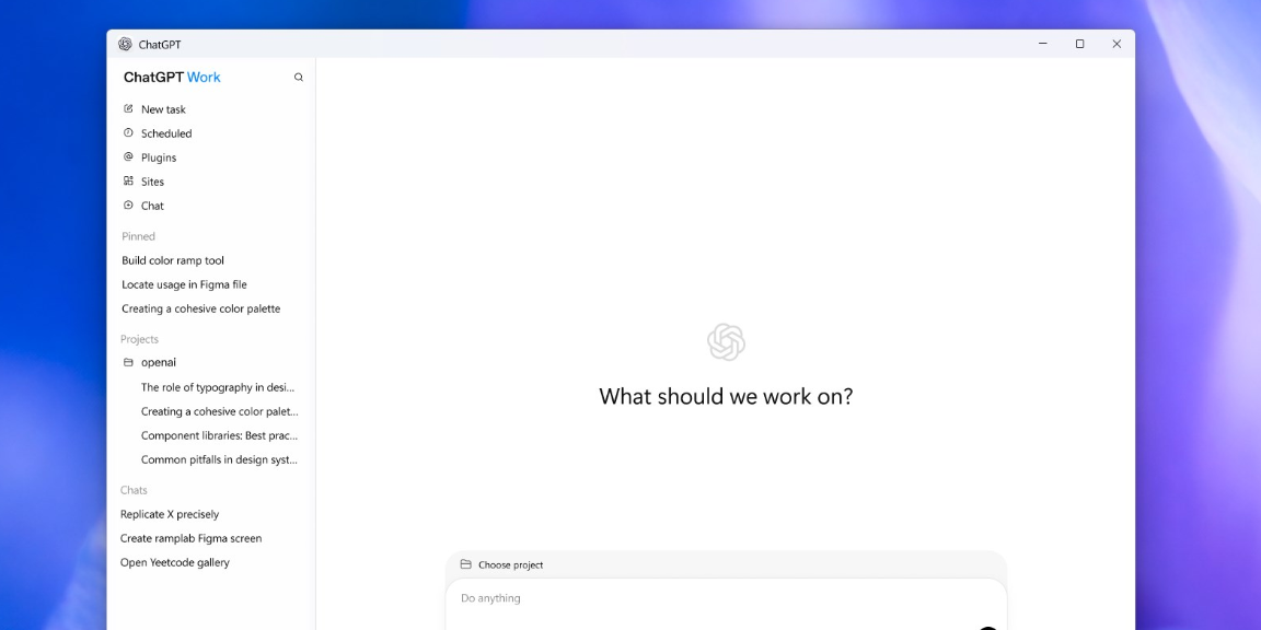 Ilustrasi ChatGPT di desktop komputer PC/laptop. (Foto/OpenAI)