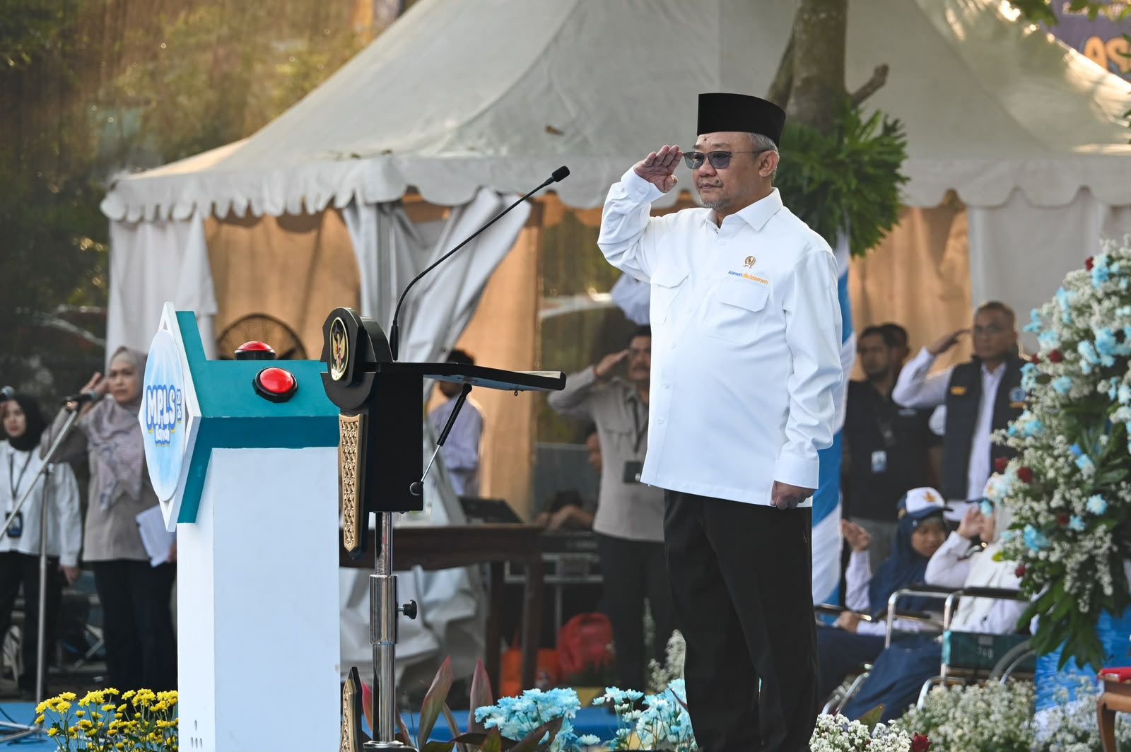 Mendikdasmen Buka MPLS Ramah 2026. (Foto/Kemendikdasmen)