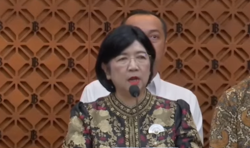 Plt Gubernur BI Desty Damayanti i Gedung BI. Jakarta, Senin (27/7/2026). (BeritaNasional/Istimewa)