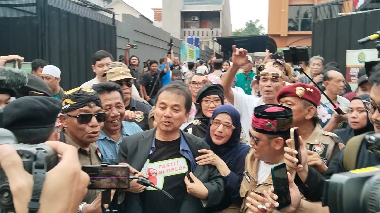 Roy Suryo, tersangka kasus ijazah palsu Presiden RI ke-7, Jokowi. (BeritaNasional/Panji)