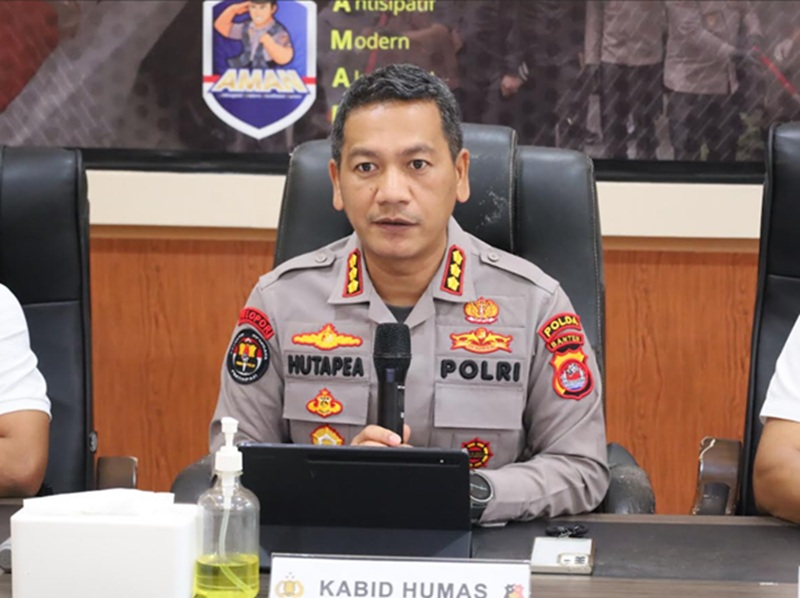 Kabid Humas Polda Banten, Kombes Pol Maruli Ahiles Hutapea (Beritanasional/Bachtiar)