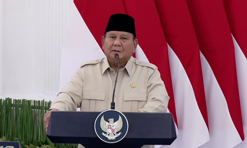 Presiden Prabowo (Foto/Setpres)