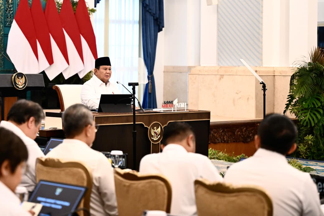 Presiden Prabowo Subianto di Sidang Kabinet Paripurna di Istana, Jakarta, Senin (20/7/2026). (BeritaNasional/BPMI Setpres)