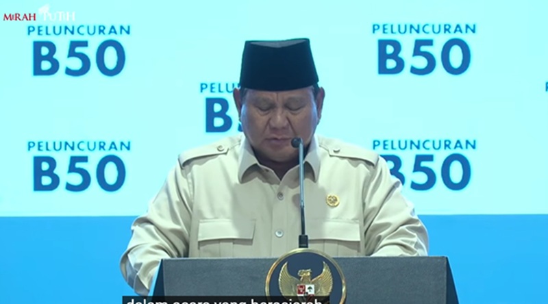 Presiden Prabowo (Foto/Setpres)