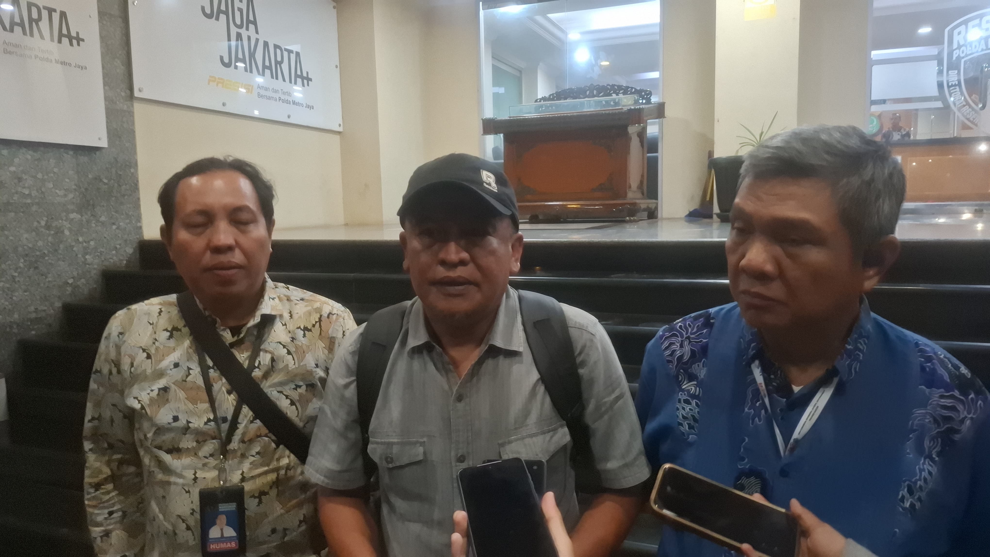 PWI resmi cabut laporan di  Polda Metro Jaya, Selasa (28/7/2026). (BeritaNasional/Bachtiar)