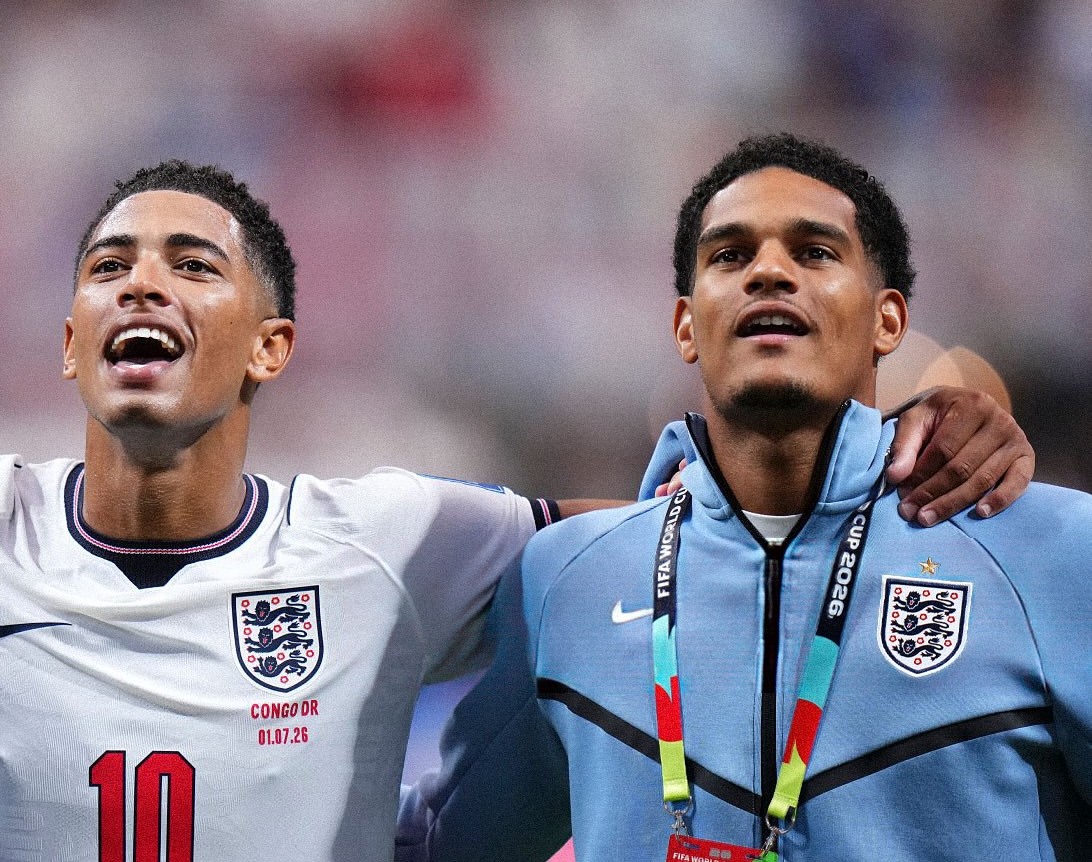 Bek Timnas Inggris Jarell Quansah (kanan). (Foto/doc. Instagram Quansah)
