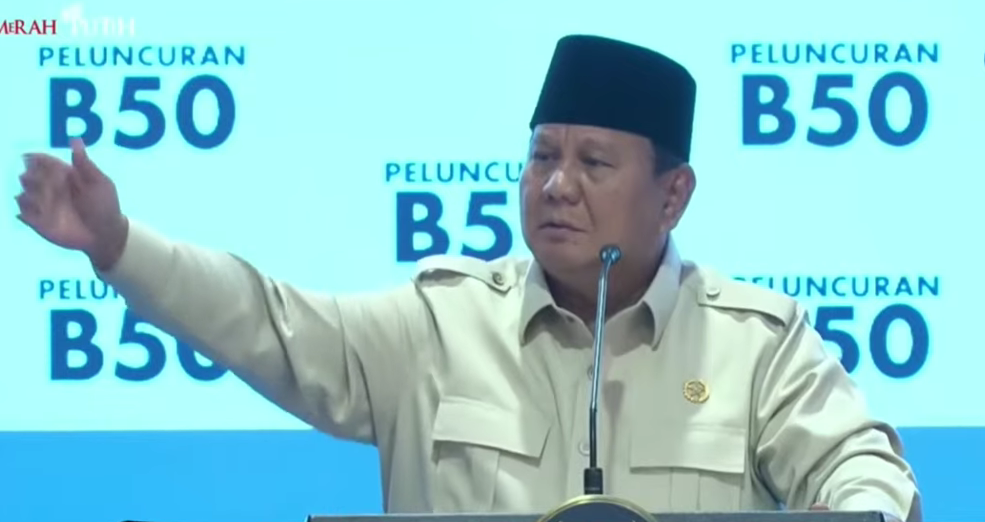 Presiden Prabowo Subianto. (Beritanasional.com/Tangkapan layar)