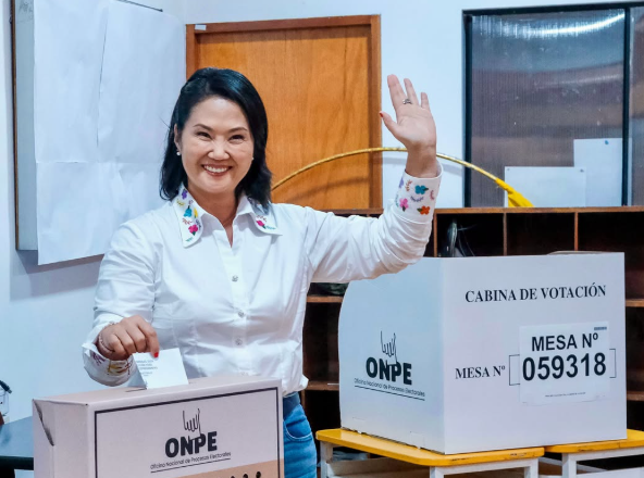 Presiden baru Peru, Keiko Fujimori. (BeritaNasional/IG Keiko Fujimori)