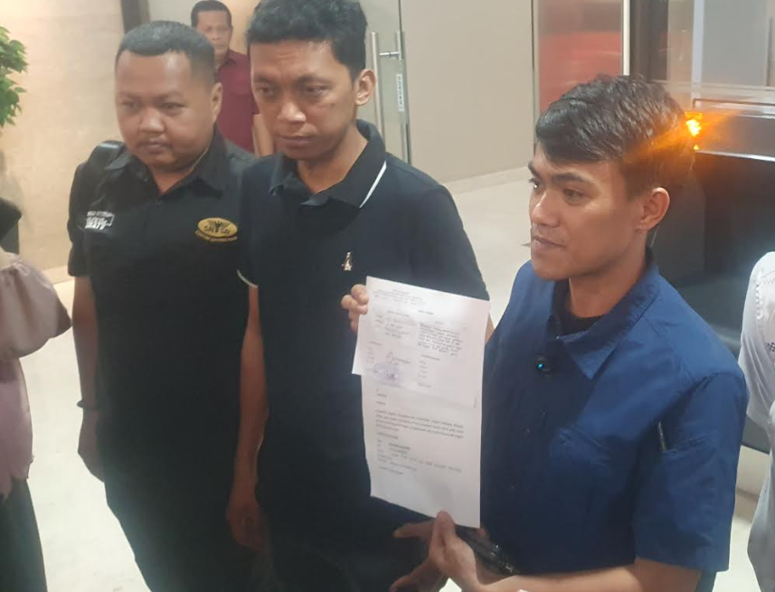 Muallim Bahar kuasa hukum masyarakat Gowa. (BeritaNasional/Bachtiarudin)