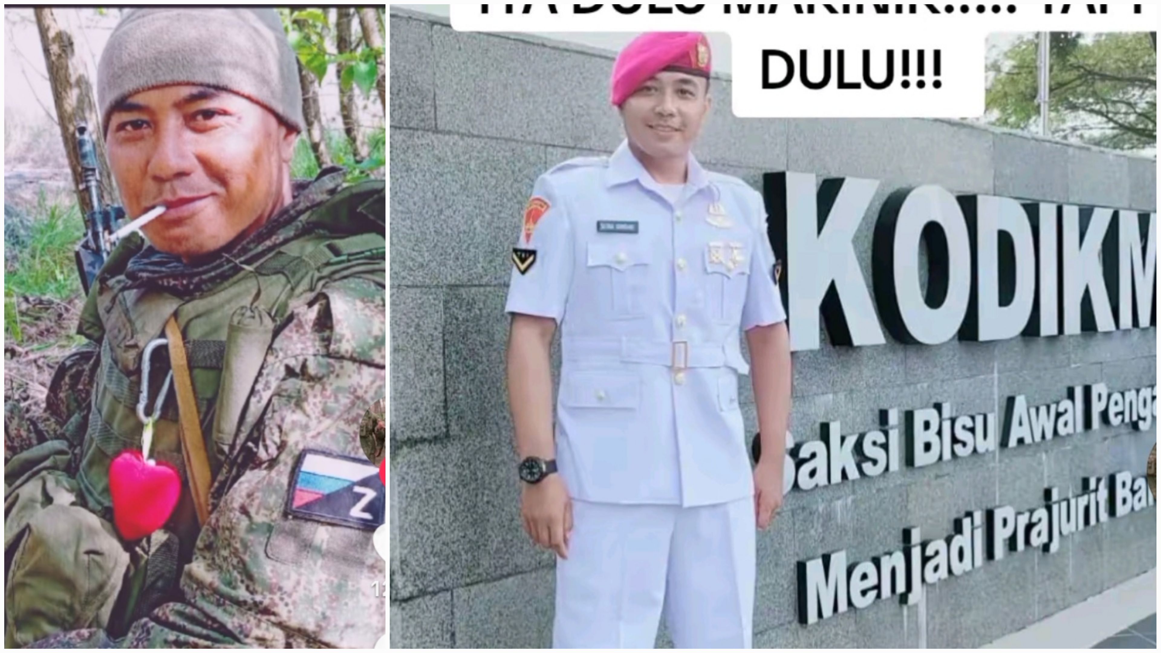 Satria Arta KUmbara, eks Marinir yang jadi tentara bayaran Rusia. (BeritaNasional/TikTok ZStorm689)
