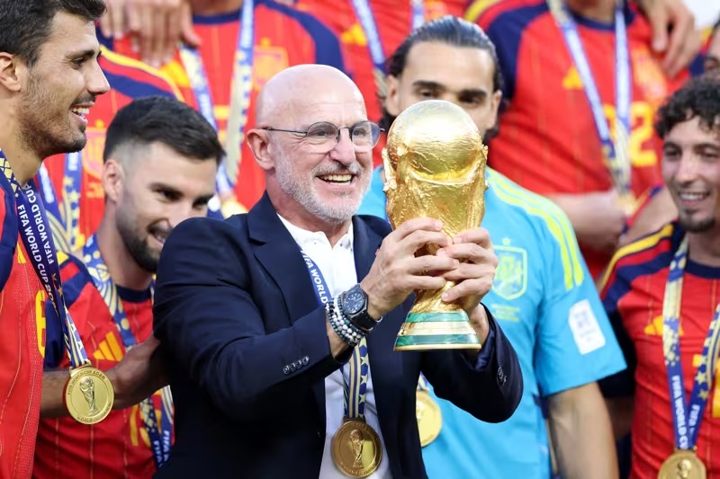 Pelatih Spanyol Luis de la Fuente. (Foto/FIFA)