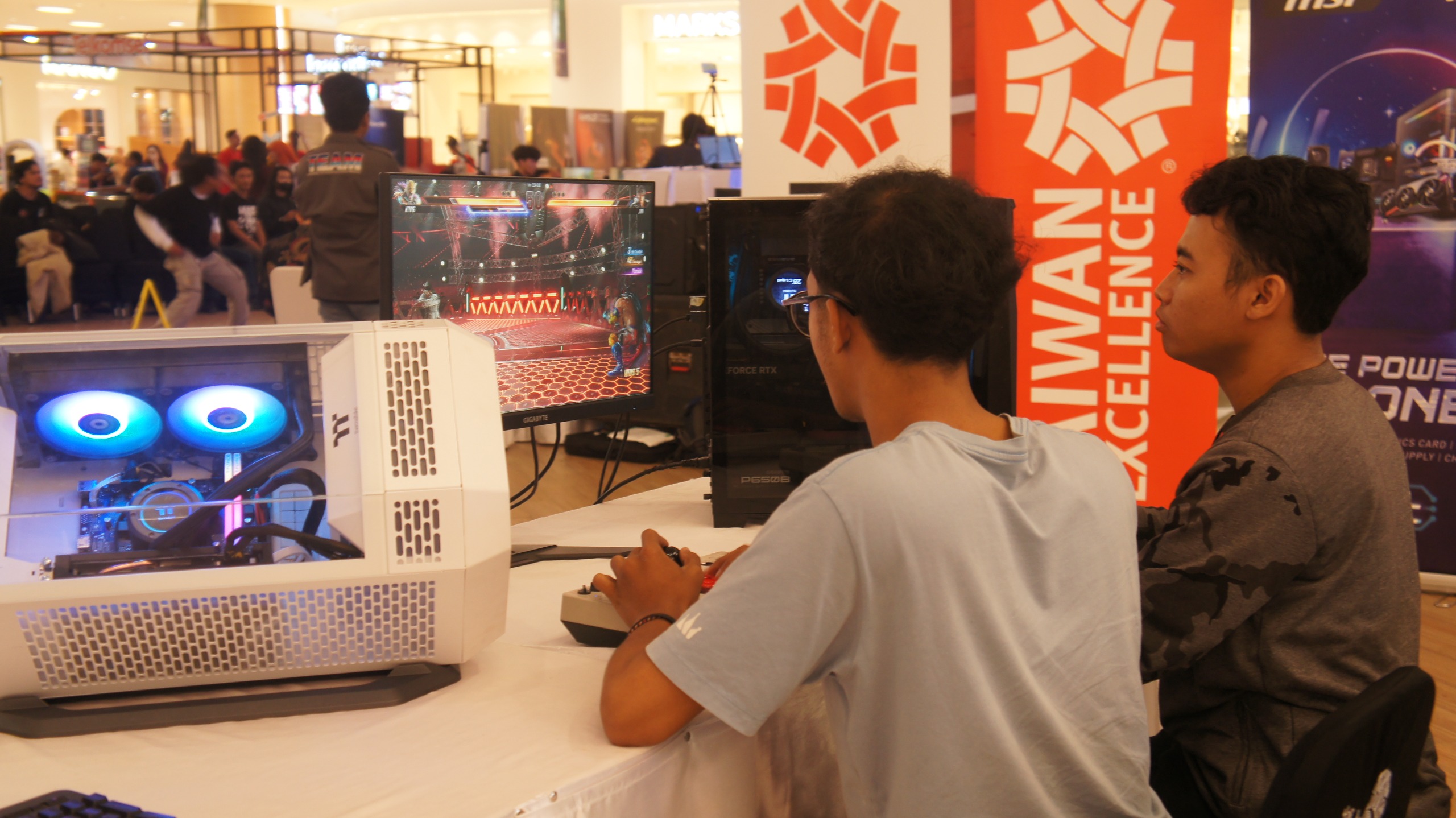 Taiwan Excellence Pop-Up Booth hadir di IGEX 2026. Pengunjung ikut memeriahkan pergelaran tersebut. (Foto/Ist)
