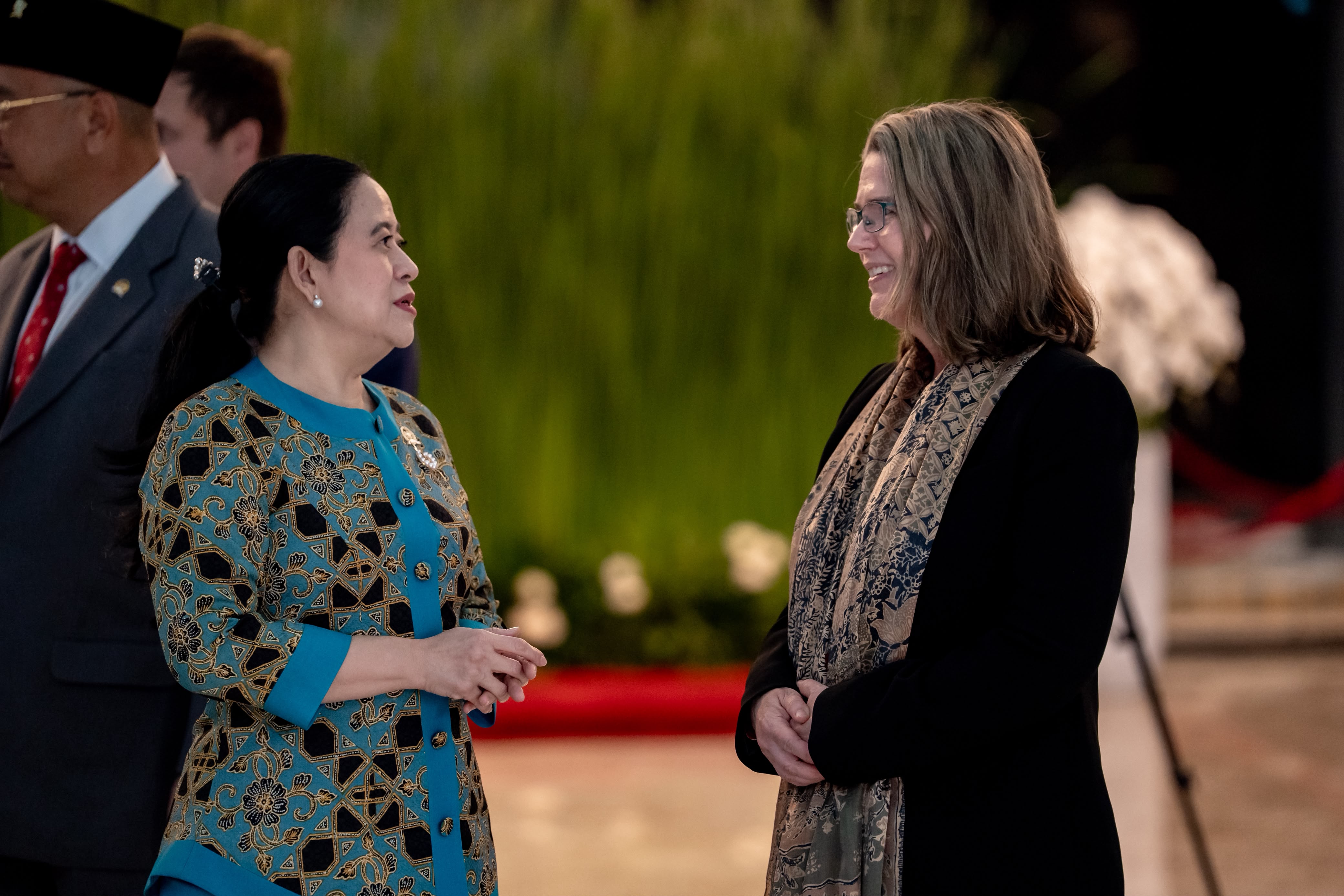 Ketua DPR RI Puan Maharani menerima kunjungan delegasi Australian National Audit Office (ANAO) . (BeritaNasional/istimewa)