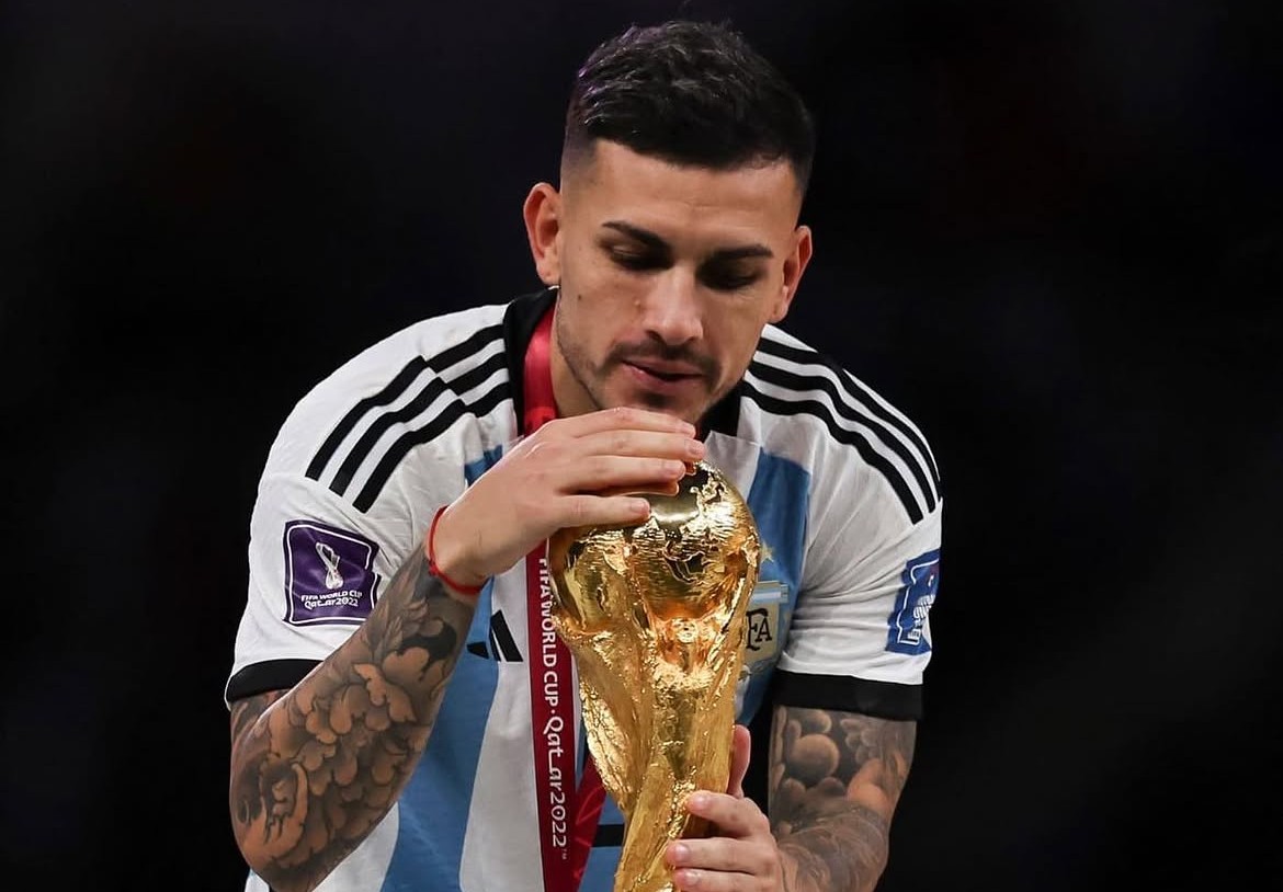 Penggawa Timnas Argentina Leandro Paredes. (Foto/Instagram Leandro Paredes)