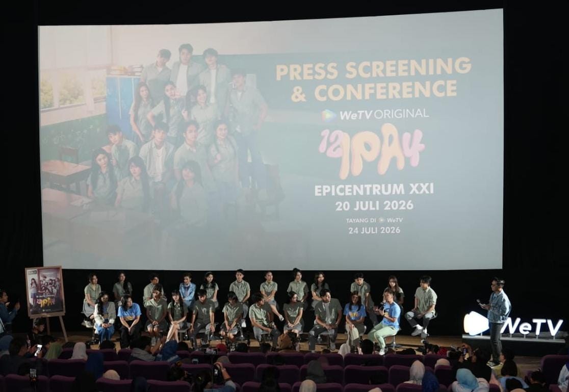 Press Screening serial 12 IPA 4 digelar di XXI Epicentrum, Jakarta. (Foto/Ist)