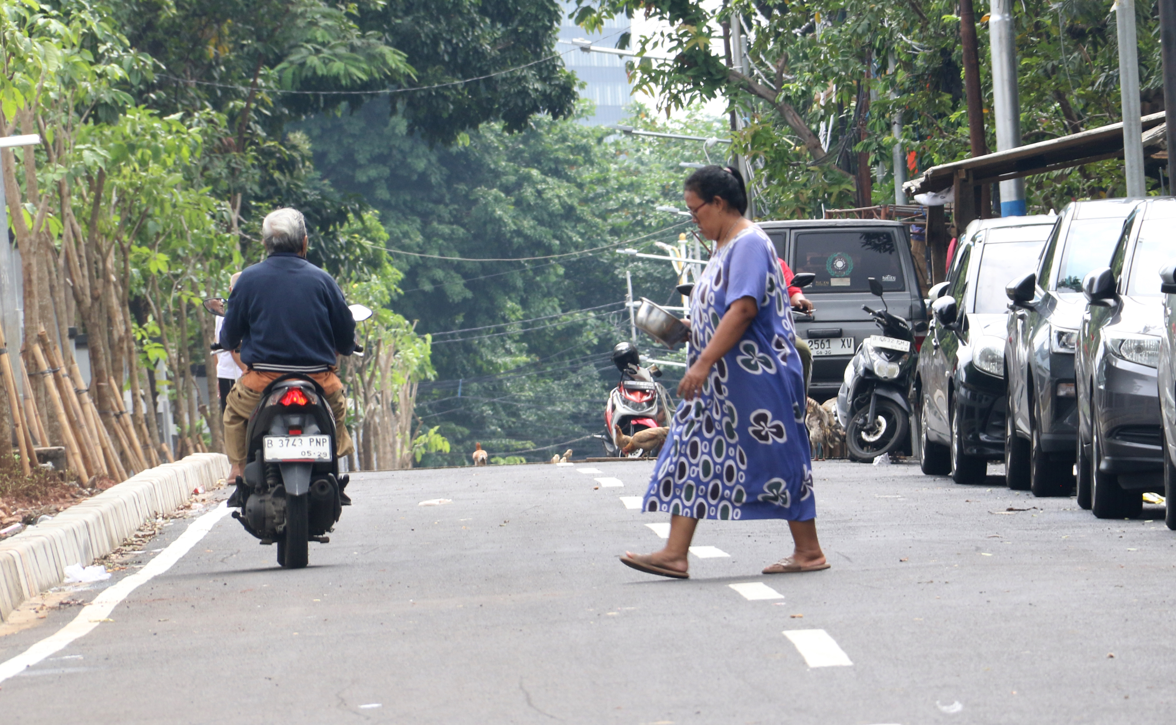 Suasana di Jalan Karet Pasar Baru Barat, Jakarta, Minggu (4/4/2026).Gubernur DKI Jakarta, Pramono Anung, meresmikan Jalan Karet Pasar Baru Barat, Karet Tengsin, Jakarta Pusat (Jakpus). (Beritanasional.com/Oke Atmaja)