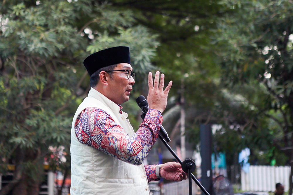 Dukungan terhadap pasangan Calon Gubernur dan Wakil Gubernur Jakarta nomor urut 1, Ridwan Kamil-Suswono terus berdatangan dan seakan tak terbendung. Kali ini, dukungan datang dari 500 lebih komunitas khatib di Jakarta. (BeritaNasional/Tim Rido/Elvis Sendouw)