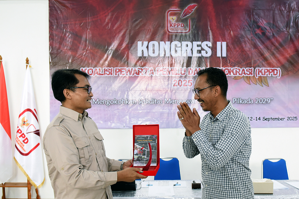 Achmad Satryo Yudhantoko, Pewarta Kantor Berita Politik dan Ekonomi RMOL kembali terpilih sebagai Ketum KPPD, usai melalui masa jabatan periode 2022-2025.