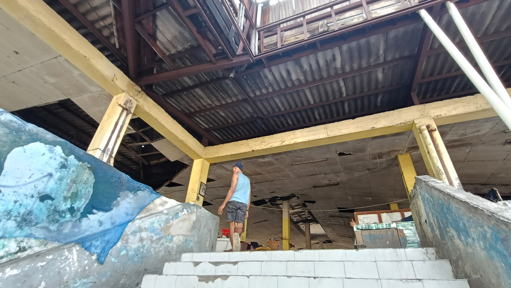 Suasana di pasar gardu asem, Kemayoran, Jakarta, Selasa (22/7/2025).  (Beritanasional.com/ Oke Atmaja)