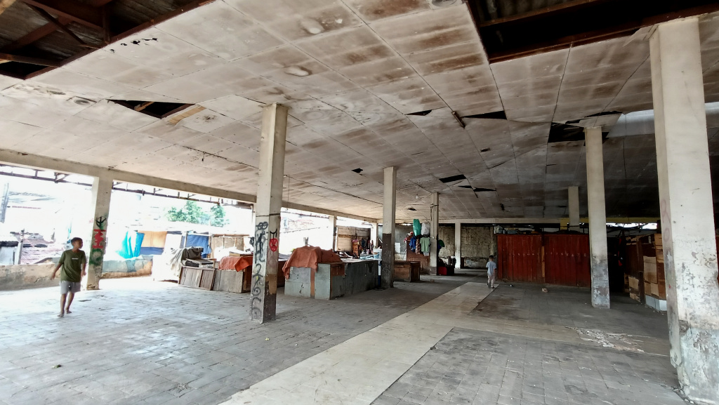 Suasana di pasar gardu asem, Kemayoran, Jakarta, Selasa (22/7/2025).  (Beritanasional.com/ Oke Atmaja)