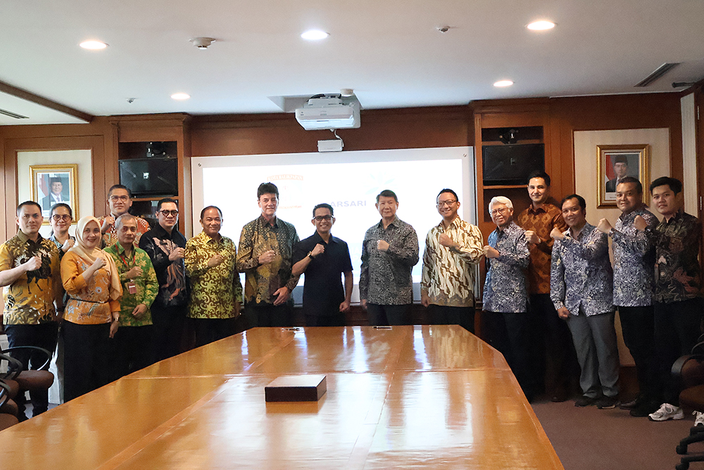 Kerja sama strategis Ketersediaan air bersih di Kota Balikpapan, Kalimantan Timur. (BeritaNasional/HO Arsari Group)
