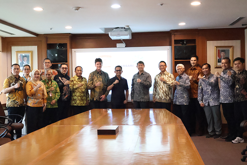 Kerja sama strategis Ketersediaan air bersih di Kota Balikpapan, Kalimantan Timur. (BeritaNasional/HO Arsari Group)