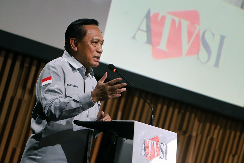 ATVSI Gelar FGD Bahas RUU Penyiaran Asosiasi Televisi Swasta Indonesia (ATVSI) gelar Focus Group Discussion (FGD) membahas RUU Penyiaran. (BeritaNasional/Elvis Sendouw)