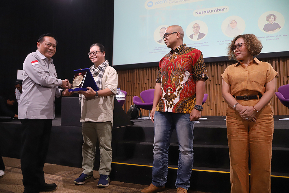 ATVSI Gelar FGD Bahas RUU Penyiaran Asosiasi Televisi Swasta Indonesia (ATVSI) gelar Focus Group Discussion (FGD) membahas RUU Penyiaran. (BeritaNasional/Elvis Sendouw)