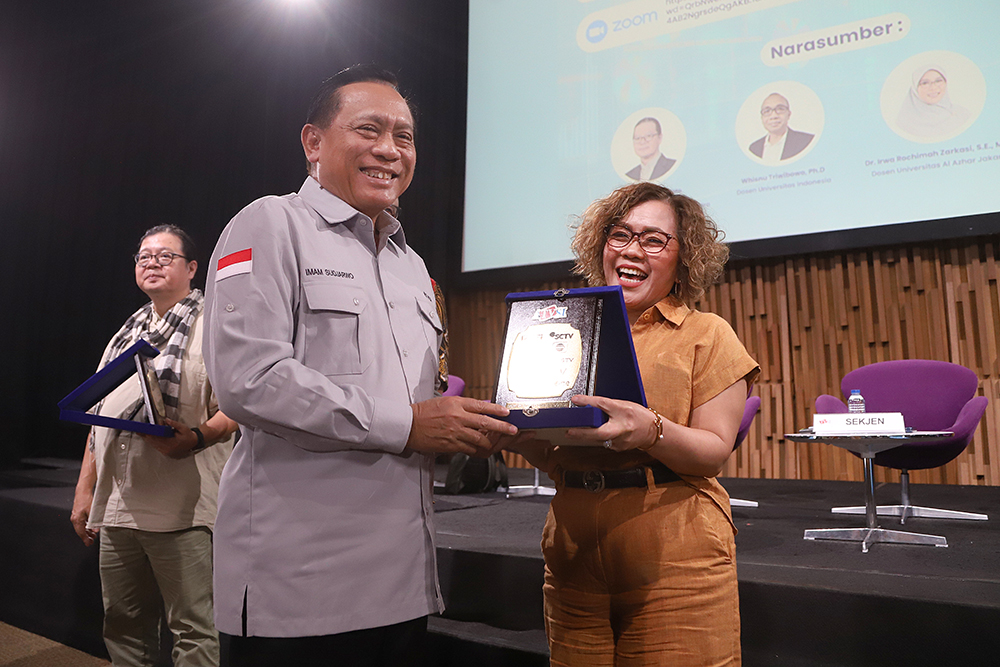 ATVSI Gelar FGD Bahas RUU Penyiaran Asosiasi Televisi Swasta Indonesia (ATVSI) gelar Focus Group Discussion (FGD) membahas RUU Penyiaran. (BeritaNasional/Elvis Sendouw)