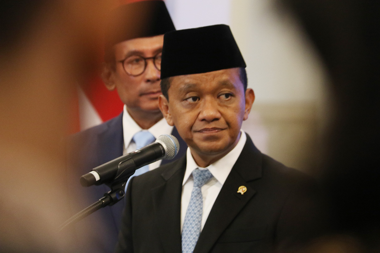 Menteri ESDM Bahlil Lahadalia. (Beritanasional.com/Oke Atmaja)