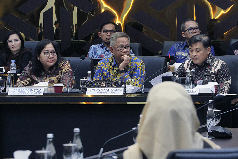 Rapat Dengar Pendapat Umum (RDPU) Baleg bahas RUU Perkebunan. (BeritaNasional/Elvis Sendouw)