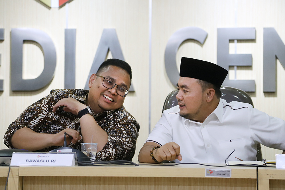 Bawaslu Gelar Diskusi Rencana RUU Pemilu Diskusi kupas tuntas rencana revisi Rancangan Undang-Undang (RUU) Pemilu. (BeritaNasional/Elvis Sendouw)