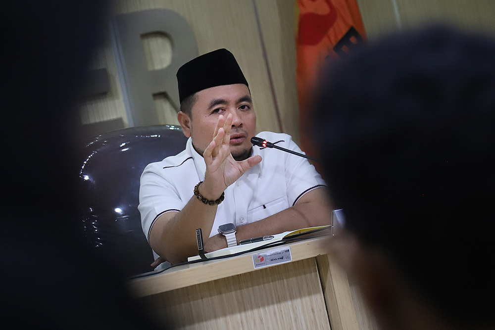 Bawaslu Gelar Diskusi Rencana RUU Pemilu Diskusi kupas tuntas rencana revisi Rancangan Undang-Undang (RUU) Pemilu. (BeritaNasional/Elvis Sendouw)