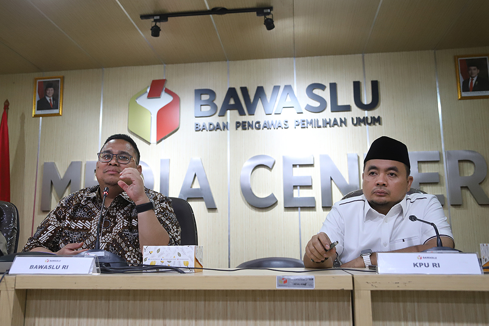Bawaslu Gelar Diskusi Rencana RUU Pemilu Diskusi kupas tuntas rencana revisi Rancangan Undang-Undang (RUU) Pemilu. (BeritaNasional/Elvis Sendouw)