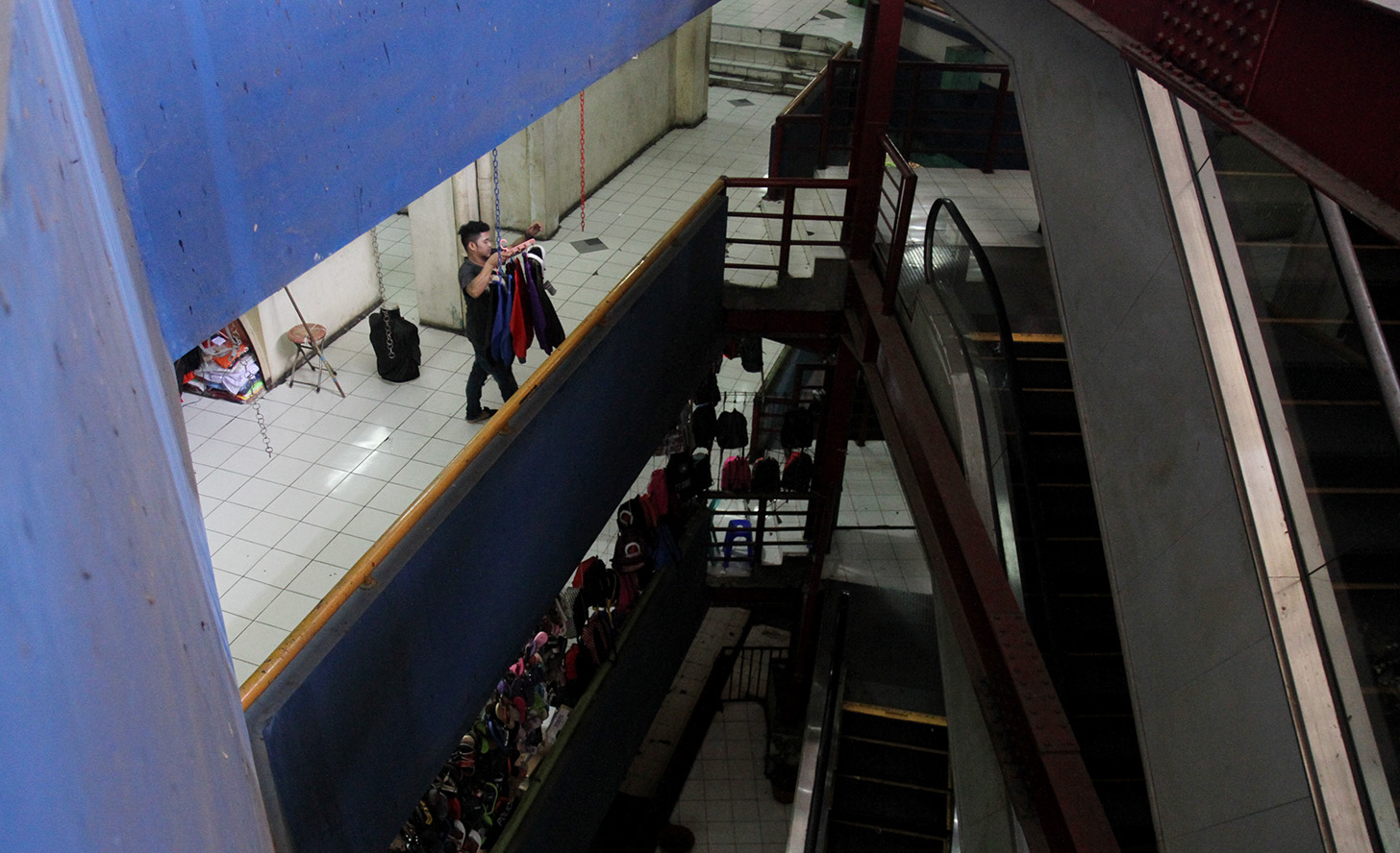 Suasana di Pasar Tanah Abang Blok G, Jakarta, Rabu (8/5/2024). (BeritaNasional.com/Oke Atmaja)