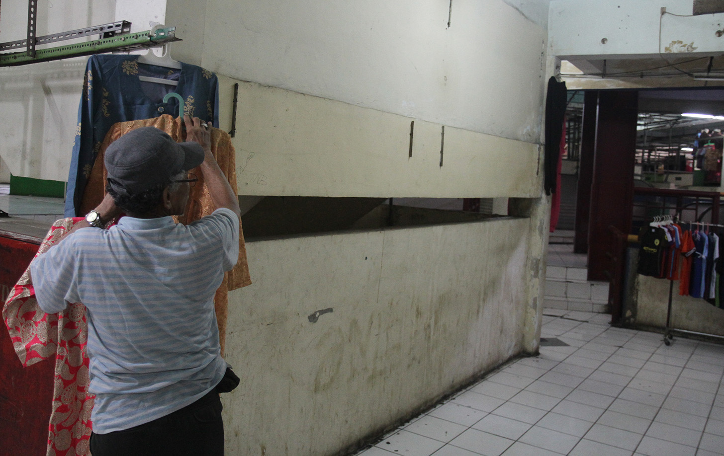 Suasana di Pasar Tanah Abang Blok G, Jakarta, Rabu (8/5/2024). (BeritaNasional.com/Oke Atmaja)