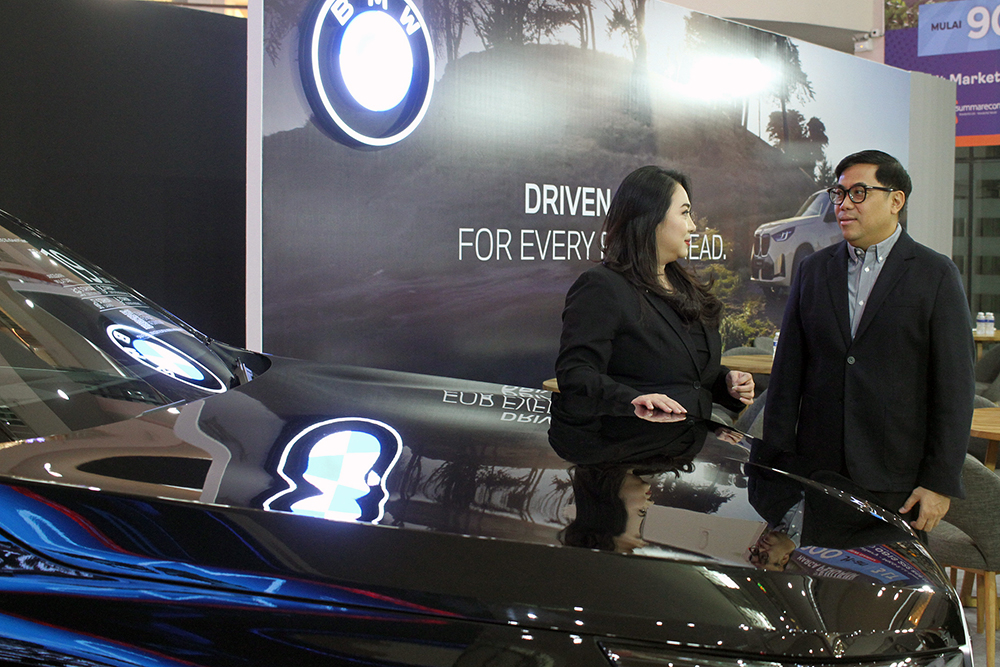 BMW Indonesia gelar BMW Exhibition di The Forum, Mall Kelapa Gading 3 mulai hari ini hingga 21 September 2025. (BeritaNasional/Elvis Sendouw)