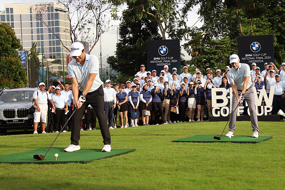 BMW Golf Cup National Final 2024 Indonesia. (BeritaNasional/Elvis Sendouw)