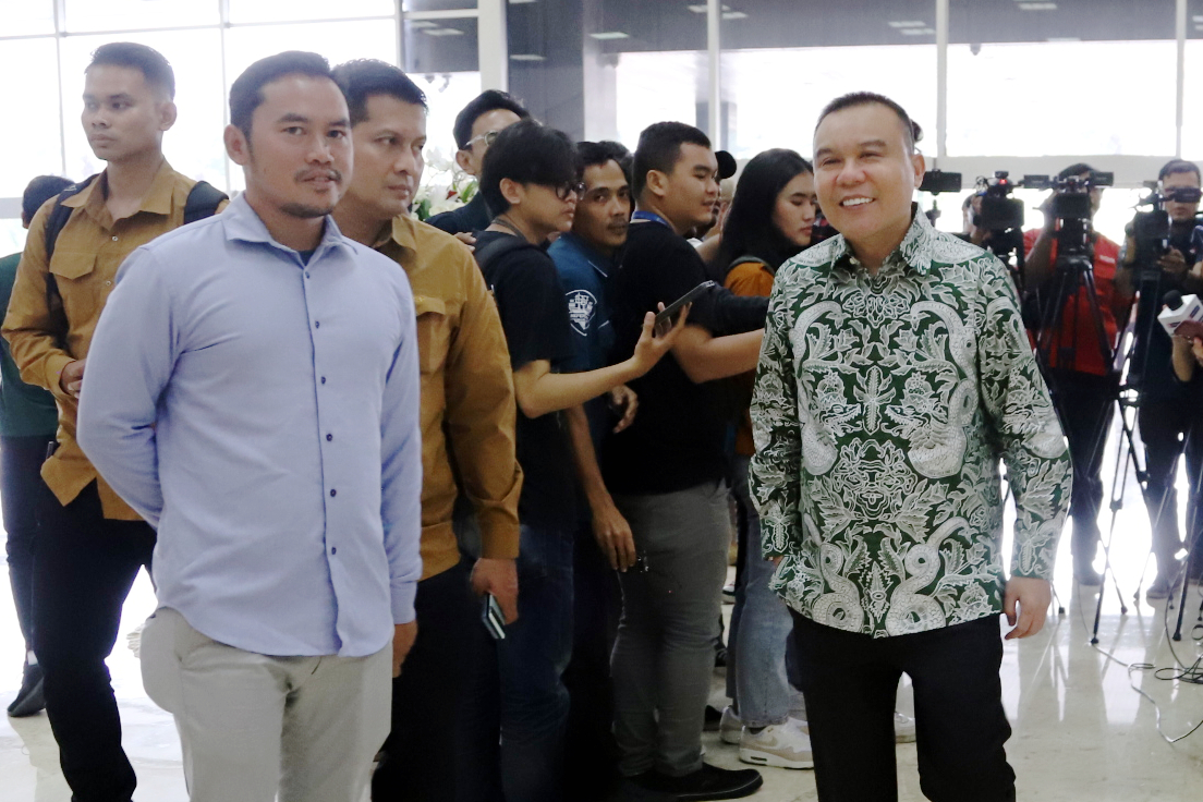 Ketua Harian DPP Partai Gerindra, Sufmi Dasco Ahmad, turut berkomentar soal Ketua Umum PDIP.  (BeritaNasional/Elvis Sendouw)