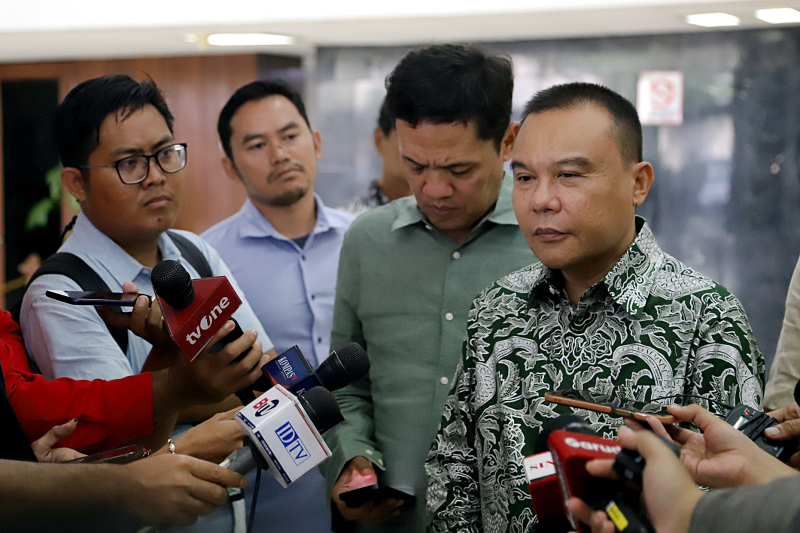 Ketua Harian DPP Partai Gerindra, Sufmi Dasco Ahmad, turut berkomentar soal Ketua Umum PDIP.  (BeritaNasional/Elvis Sendouw)