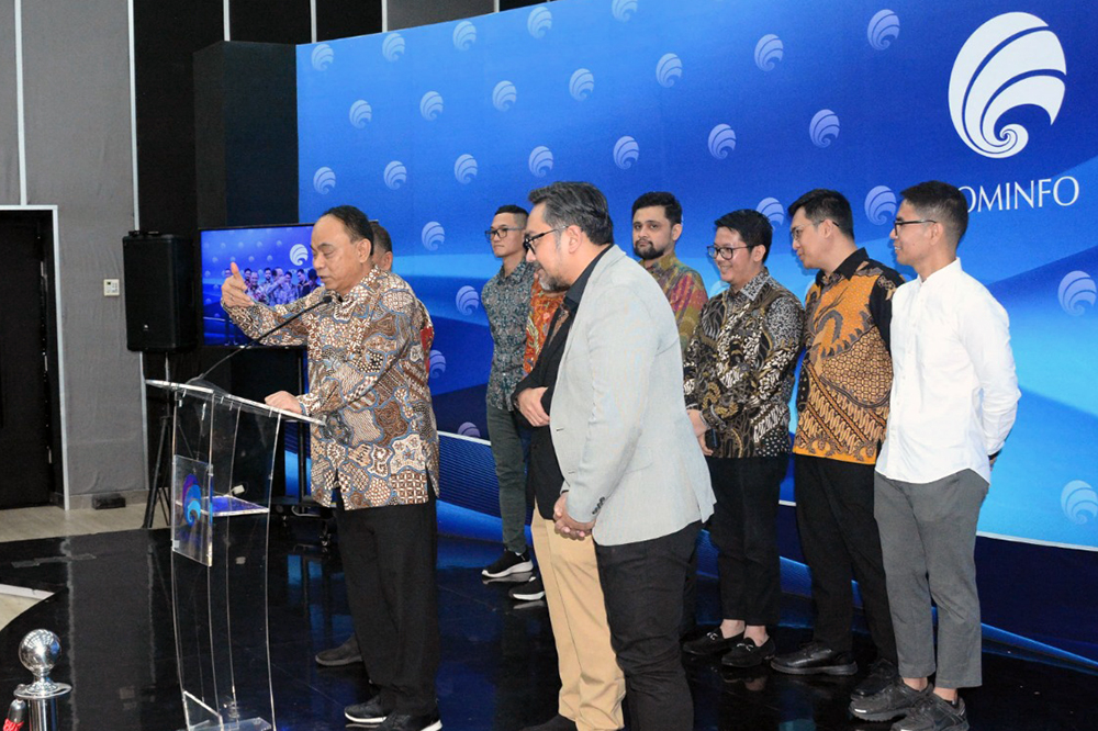 Kementerian Kominfo deklarasikan Pilkada Damai dan Anti Hoaks 2024. (BeritaNasional/HO Kominfo/Elvis Sendouw)