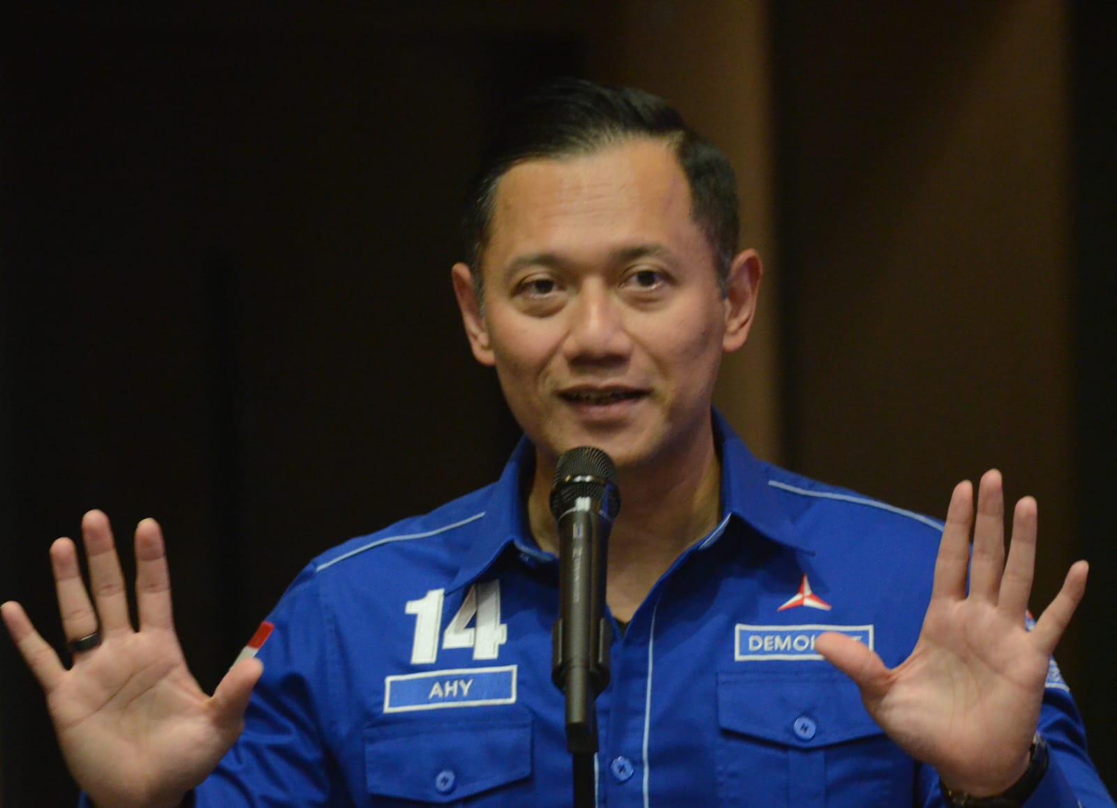 Proklamasi Democracy Forum dengan tema "Tarif Trump 2.0 & Fragmentasi Politik Global: Merespons Ketidakpastian, Memperkuat Kepemimpinan Indonesia”. (BeritaNasional/Elvis Sendouw)
