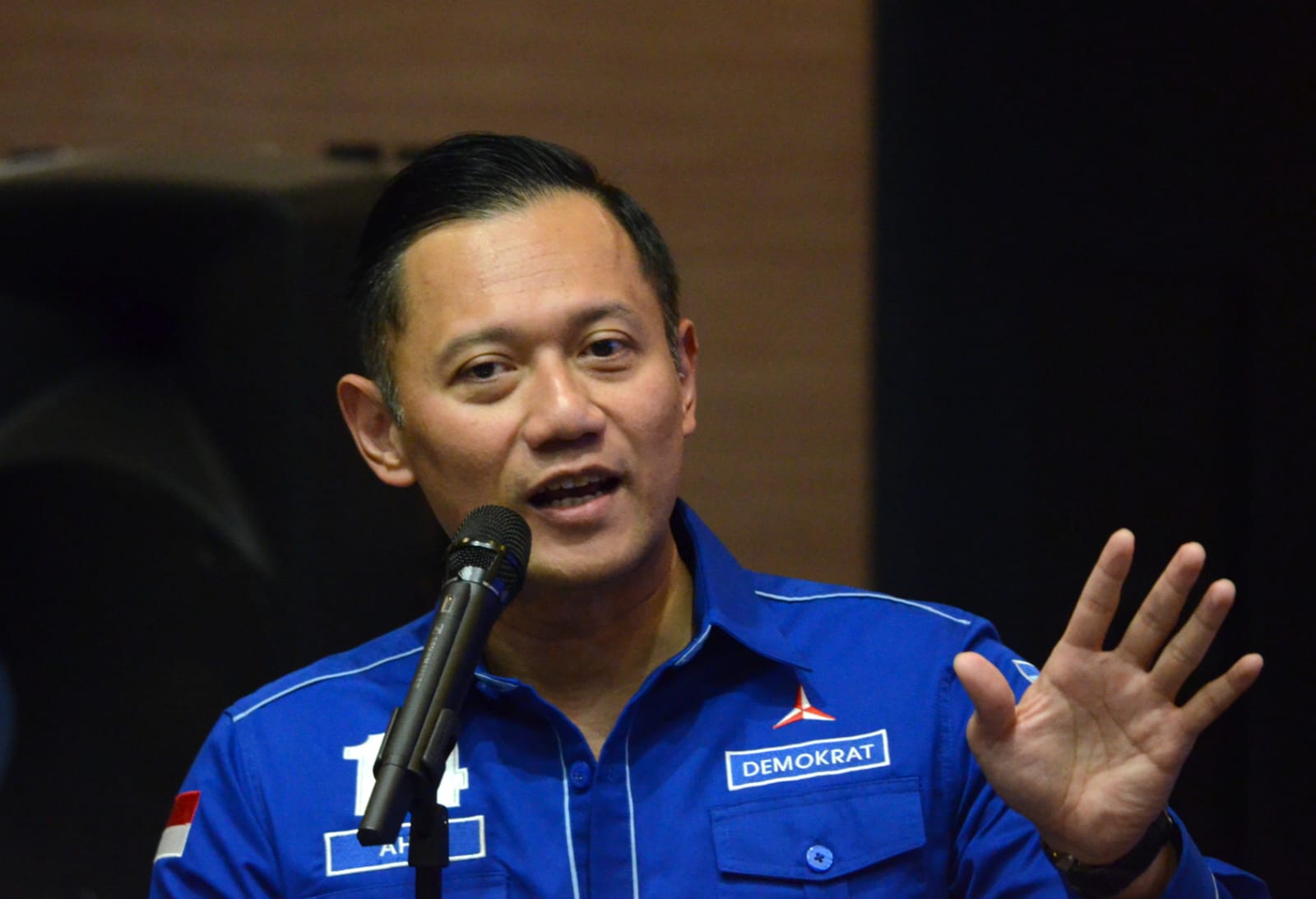 Proklamasi Democracy Forum dengan tema "Tarif Trump 2.0 & Fragmentasi Politik Global: Merespons Ketidakpastian, Memperkuat Kepemimpinan Indonesia”. (BeritaNasional/Elvis Sendouw)